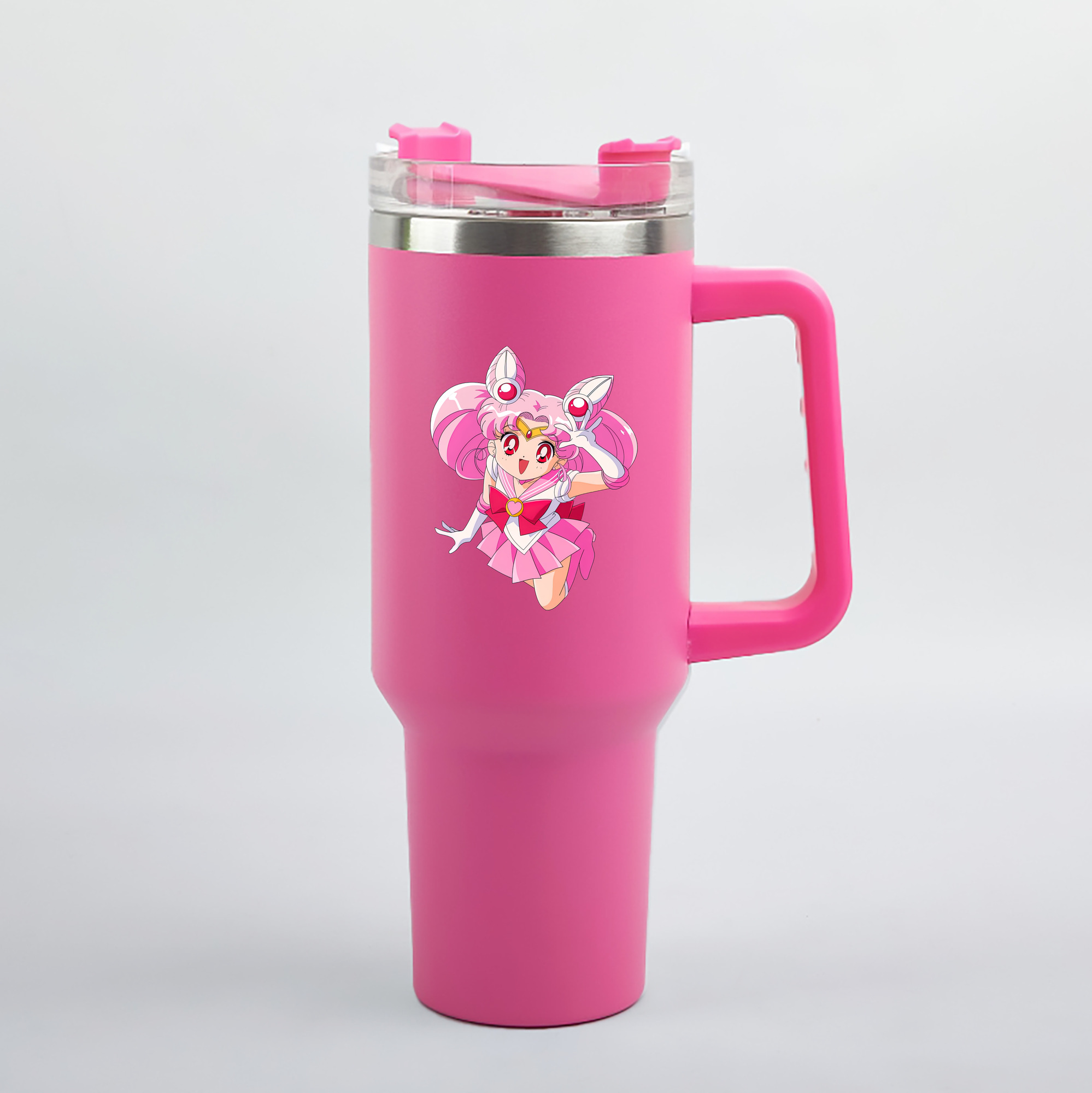 （画像用） 美少女戦士セーラームーン ちびうさ Sailor Moon Chibiusa Tsukino Usagi Small Lady Serenity 1200mL車用タンブラー（カラープリント）